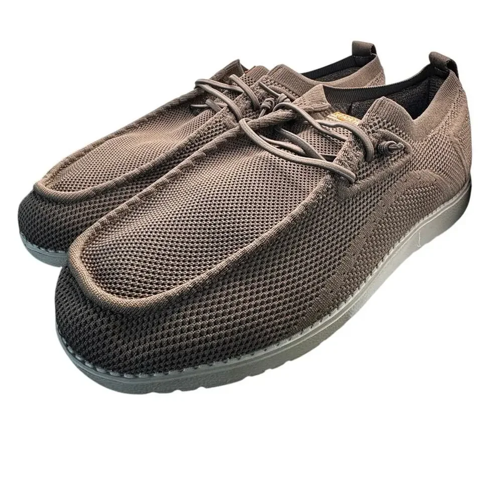 New ITAZERO Men's Khaki Distinto Loafers Casual Shoes Size 14